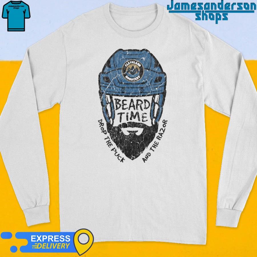 official-cleveland-monsters-beard-time-drop-the-puck-and-the-brazor-long-sleeve Official Cleveland Monsters Beard Time Drop the Puck and the Brazor Long Sleeve