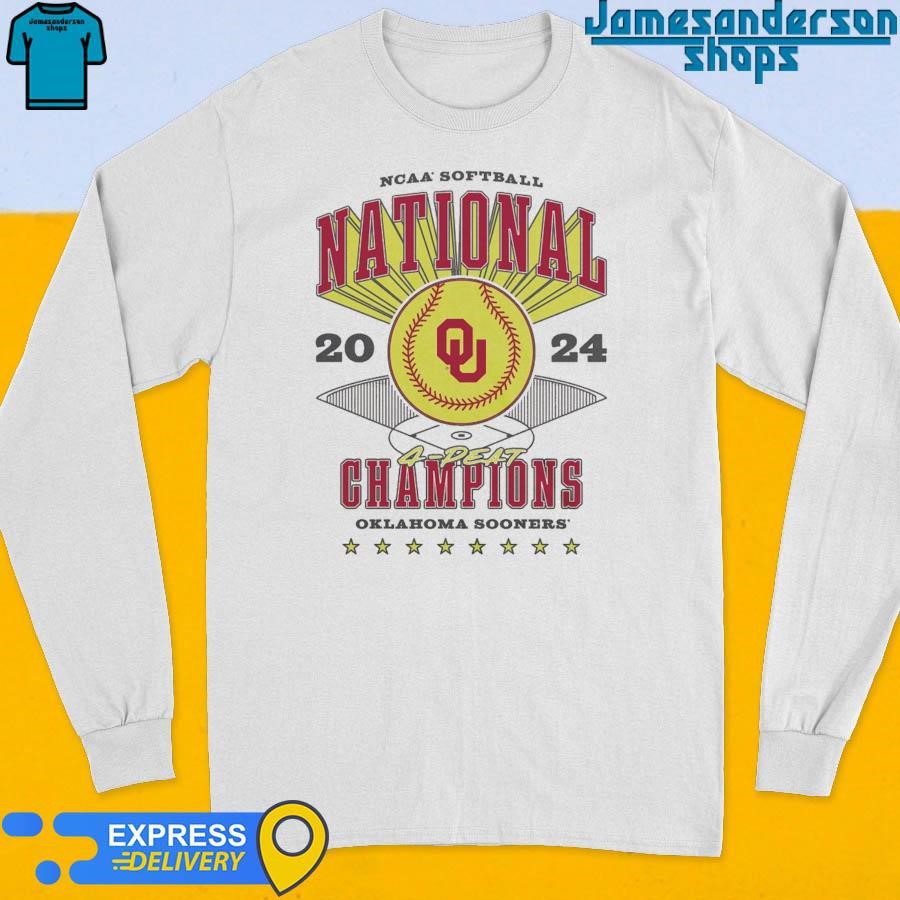 official-oklahoma-sooners-softball-2024-4-peat-national-champions-ringer-tee-long-sleeve Official Oklahoma Sooners Softball 2024 4 Peat National Champions Ringer Tee Long Sleeve