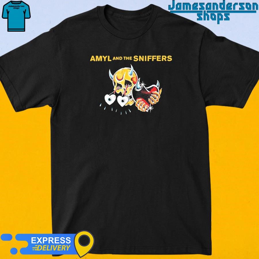 official-amyl-and-the-sniffers-skull-t-shirt-1 Official Amyl and the Sniffers Skull shirt