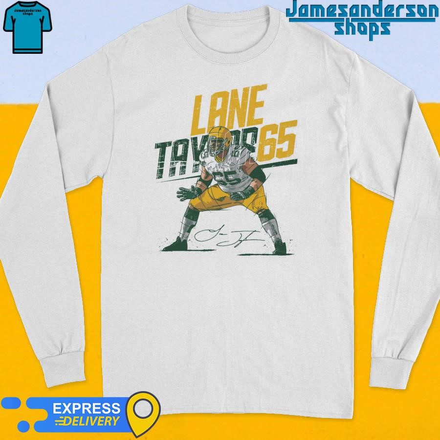 official-lane-taylor-green-bay-packers-slant-signature-long-sleeve Official Lane Taylor Green Bay Packers Slant Signature Long Sleeve