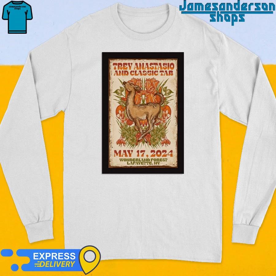 official-trey-anastasio-and-classic-tab-wonderland-forest-lafayette-ny-5-17-2024-poster-long-sleeve Official Trey Anastasio And Classic Tab Wonderland Forest Lafayette NY 5-17-2024 Poster Long Sleeve