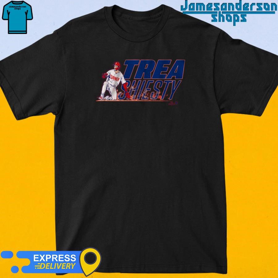 Authentic Philadelphia Phillies Trea Turner Trea Shiesty Shirt Official Philadelphia Phillies Trea Turner Trea Shiesty Shirt
