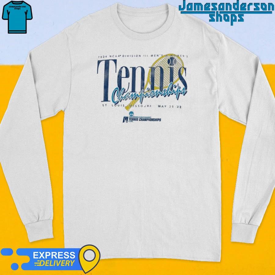 2024 Official NCAA Division III Men's and Women’s Tennis Championship St. Louis, Missouri Long Sleeve 2024 Official NCAA Division III Men's and Women's Tennis Championship St. Louis, Missouri Long Sleeve