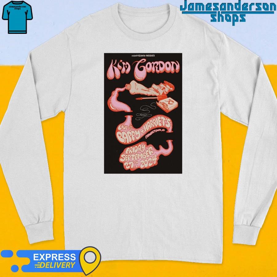 kim-gordon-pappy-harriets-pioneertown-ca-sep-27-2024-official-poster-long-sleeve Kim Gordon Pappy + Harriet's Pioneertown, CA Sep 27, 2024 Official Poster Long Sleeve