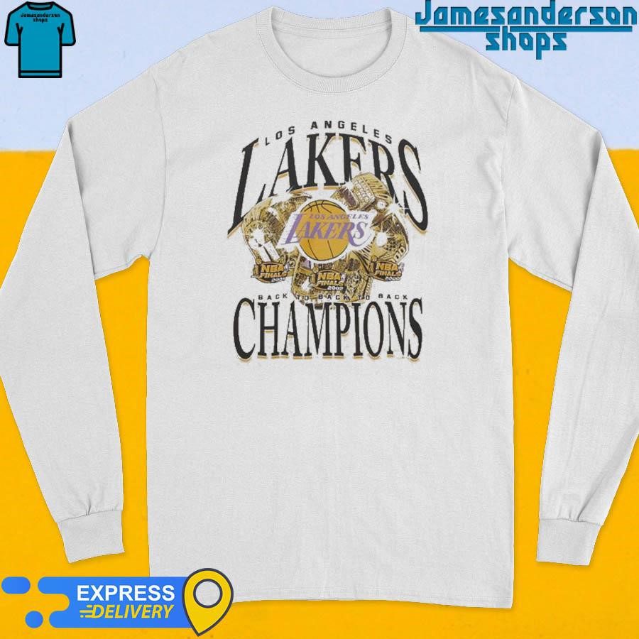 official-los-angeles-lakers-back-to-back-to-back-champions-ring-long-sleeve Official Los Angeles Lakers Consecutive Champions Ring Long Sleeve