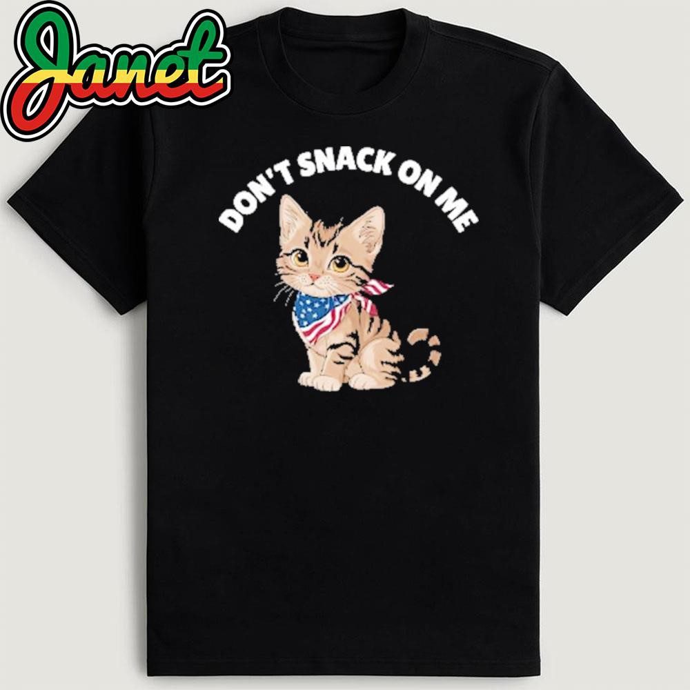 dont-snack-on-me-funny-cat-for-trump-2024-shirt-1 Don't Snack On Me Funny Cat For Trump 2024 T-Shirt