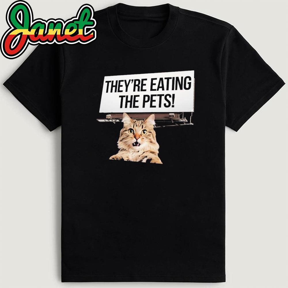 theyre-eating-the-pets-funny-trump-kamala-presidential-debate-shirt-1 They're Devouring The Pets Humorous Trump Harris Presidential Debate Tee