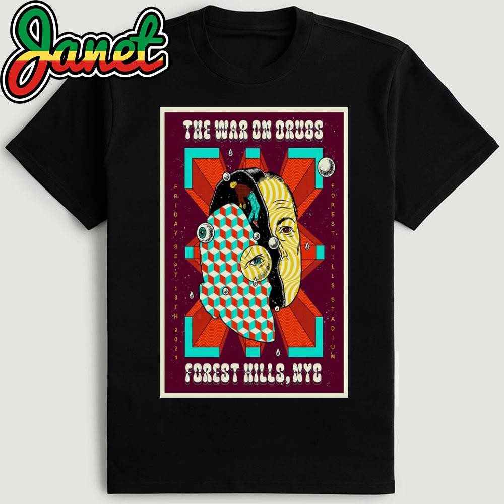 the-war-on-drugs-september-13-2024-in-new-york-ny-tour-poster-shirt-1 The War On Drugs September 13, 2024 in New York, NY Tour Poster T-Shirt