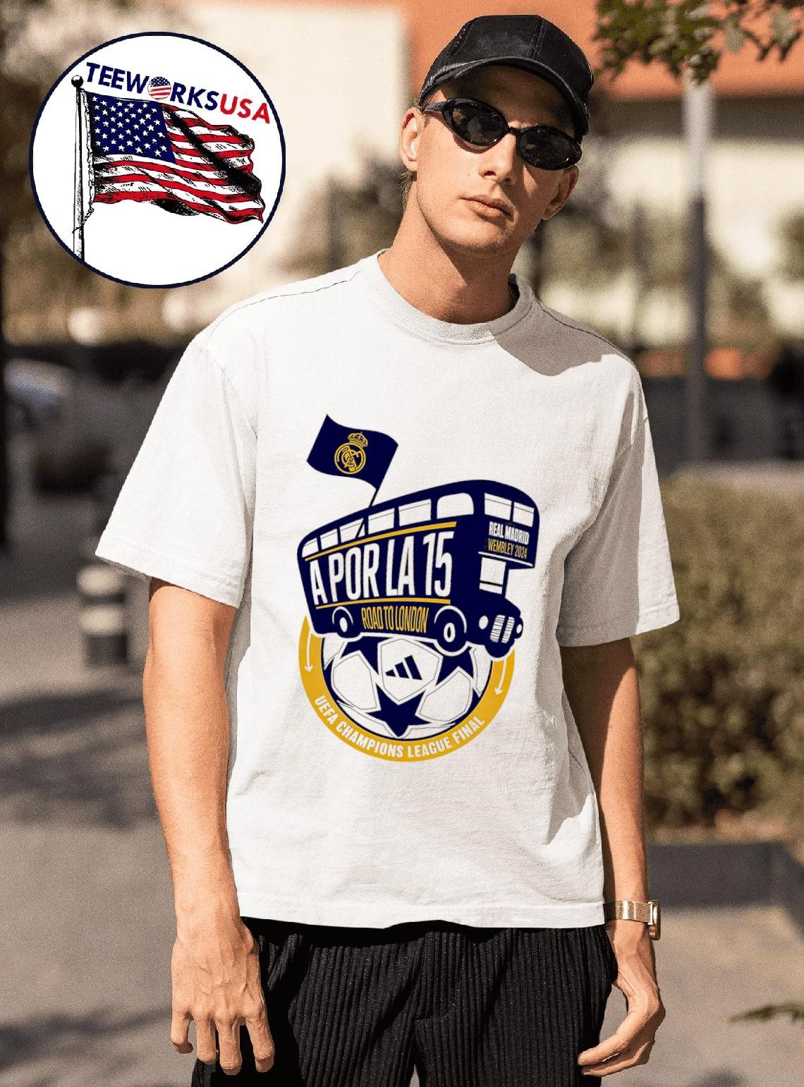 real-madrid-wembley-2024-a-por-la-15-road-to-london-uefa-champions-league-final-unisex-t-shirt-1 Real Madrid Wembley 2024 Road to London UEFA Champions League Final T-shirt