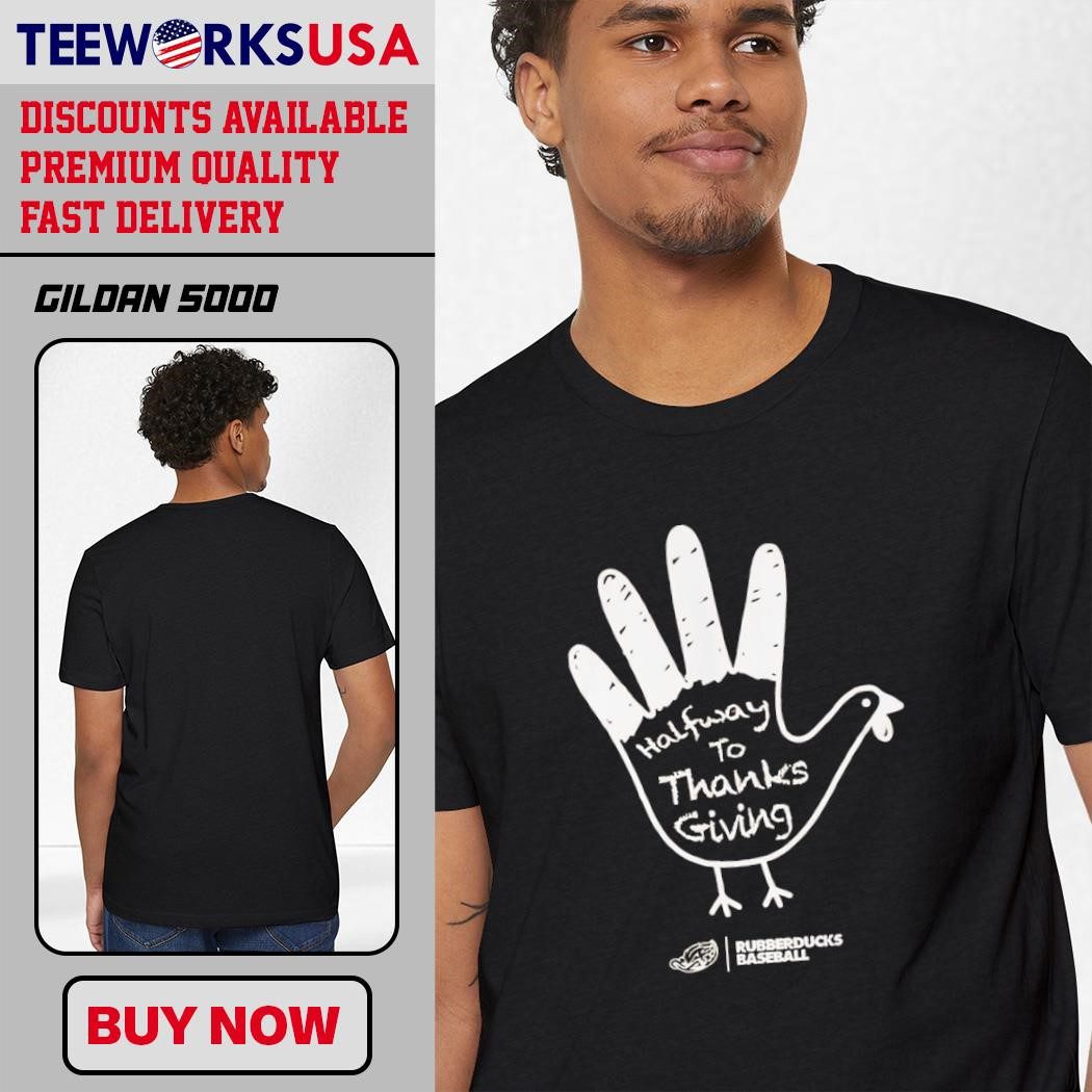 midpoint-to-thanksgiving-rubberducks-baseball-black-t-shirt-1 Midpoint to Thanksgiving RubberDucks Baseball Apparel