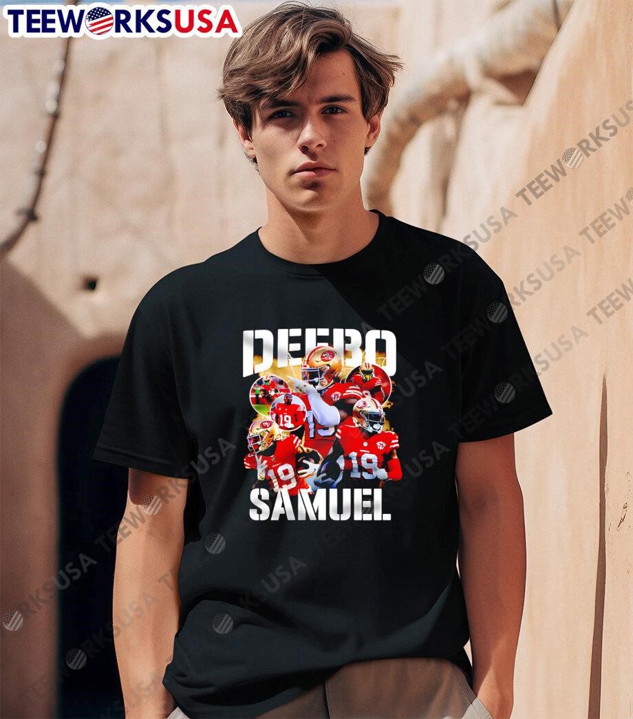 san-francisco-49ers-deebo-samuel-graphic-unisex-t-shirt-1 San Francisco 49ers Deebo Samuel illustration tee