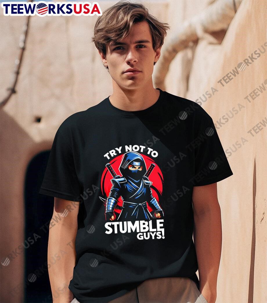 stumble-guys-merch-ninja-games-stumble-guys-unisex-t-shirt-1 Stumble Guys merch ninja games stumble guys shirt