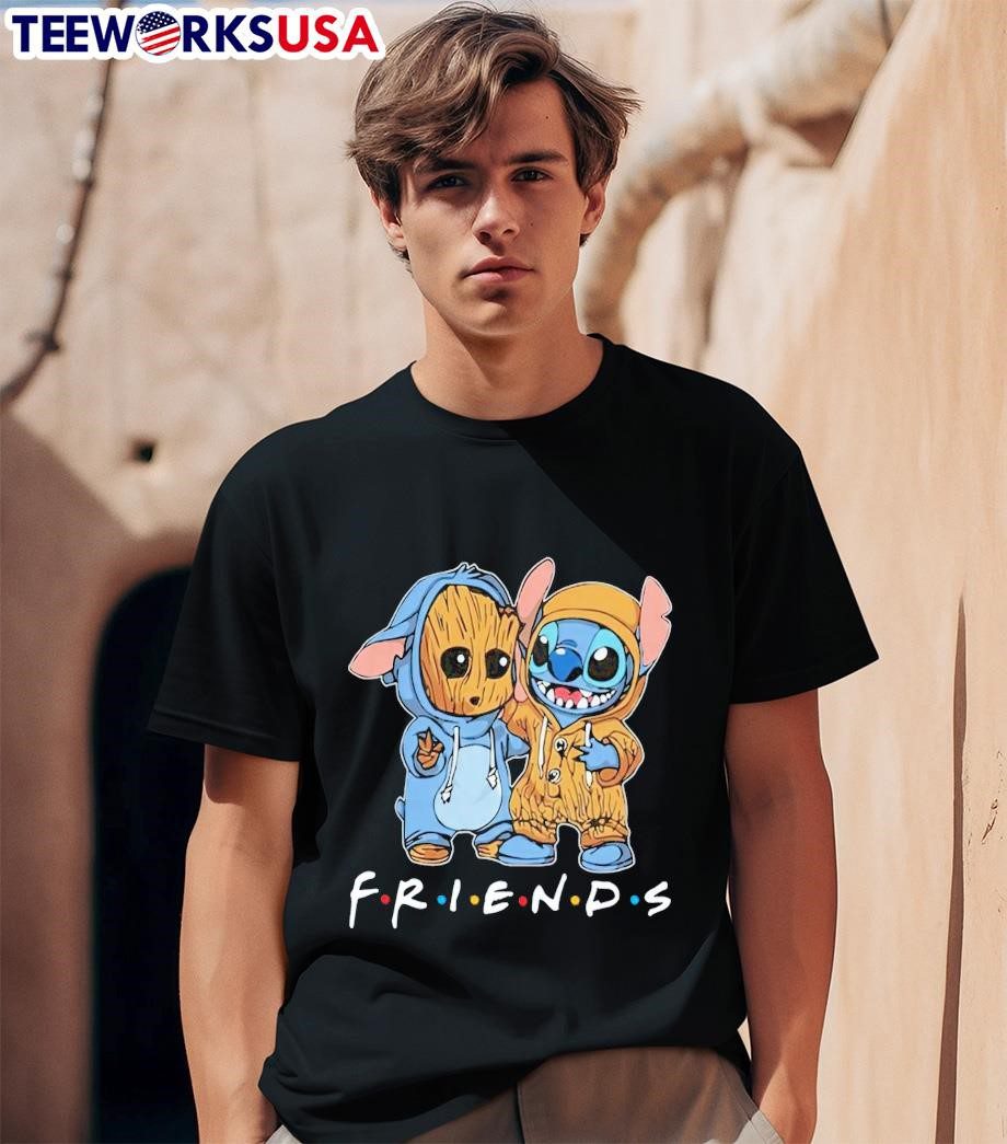 marvel-best-friends-stitch-and-groot-forever-disney-enthusiast-unisex-t-shirt Marvel's Best Friends Stitch and Groot Forever Disney Enthusiast T-shirt