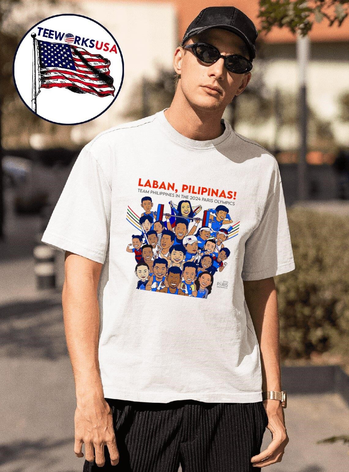 team-philippines-in-the-2024-paris-olympics-team-cartoon-unisex-t-shirt-1 Team Philippines in the 2024 Paris Olympics team cartoon shirt