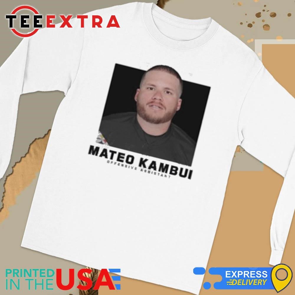 official-mateo-kambui-offensive-assistant-pittsburgh-steelers-long-sleeve-tee Official Mateo Kambui Offensive Coach Pittsburgh Steelers Long Sleeve Tee