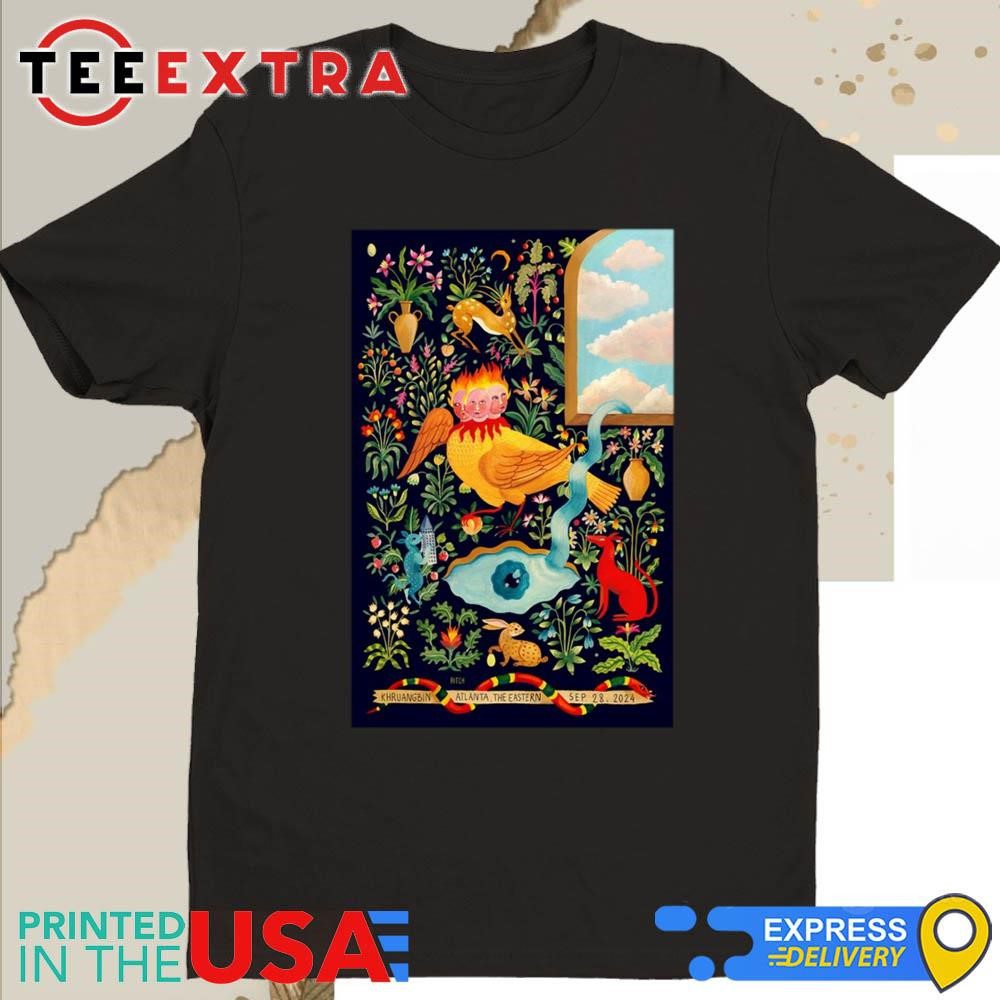 official-khruangbin-september-28-2024-the-eastern-atlanta-ga-band-tour-shirt-1 Official Khruangbin September 28 2024 The Eastern, Atlanta, GA Band Tour Shirt
