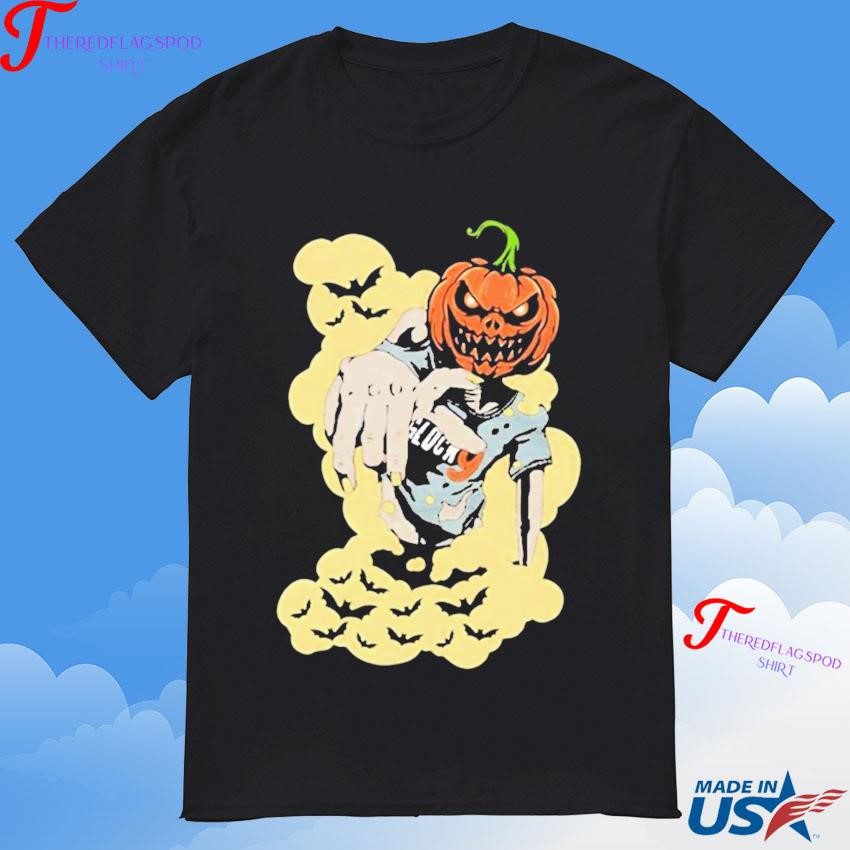 official-glock9-gamer-pumpkin-head-halloween-2024-t-shirt Official Glock9 Gamer Pumpkin Head Halloween 2024 T-Shirt