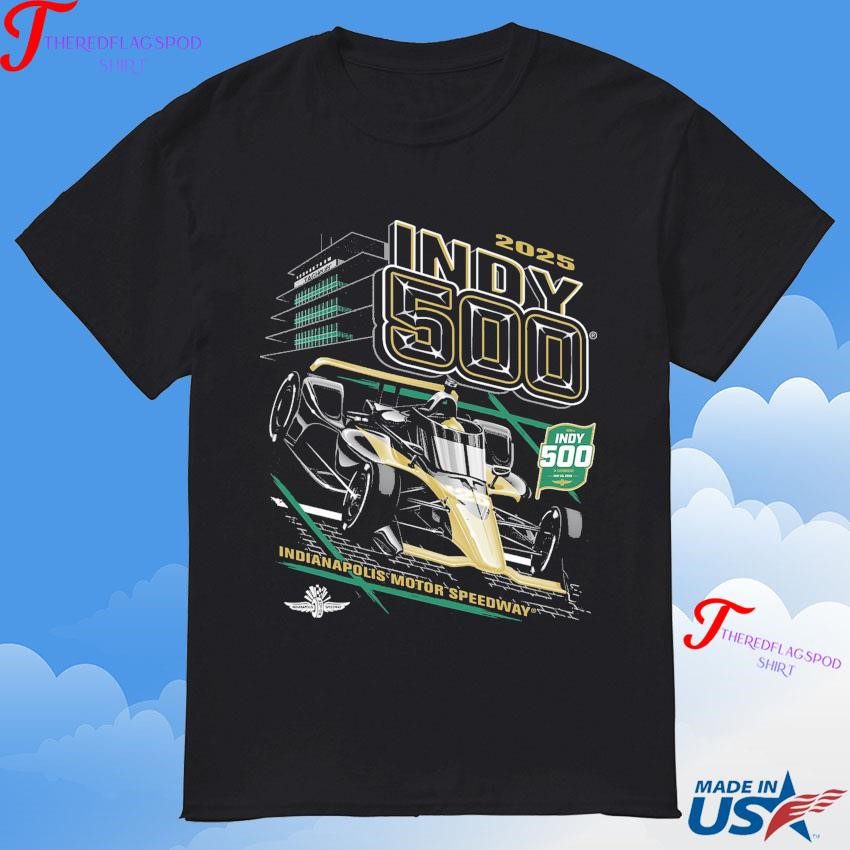 official-2025-indy-500-ghost-car-indianapolis-motor-speedway-t-shirt Official 2025 Indy 500 Ghost Car Indianapolis Motor Speedway T-Shirt