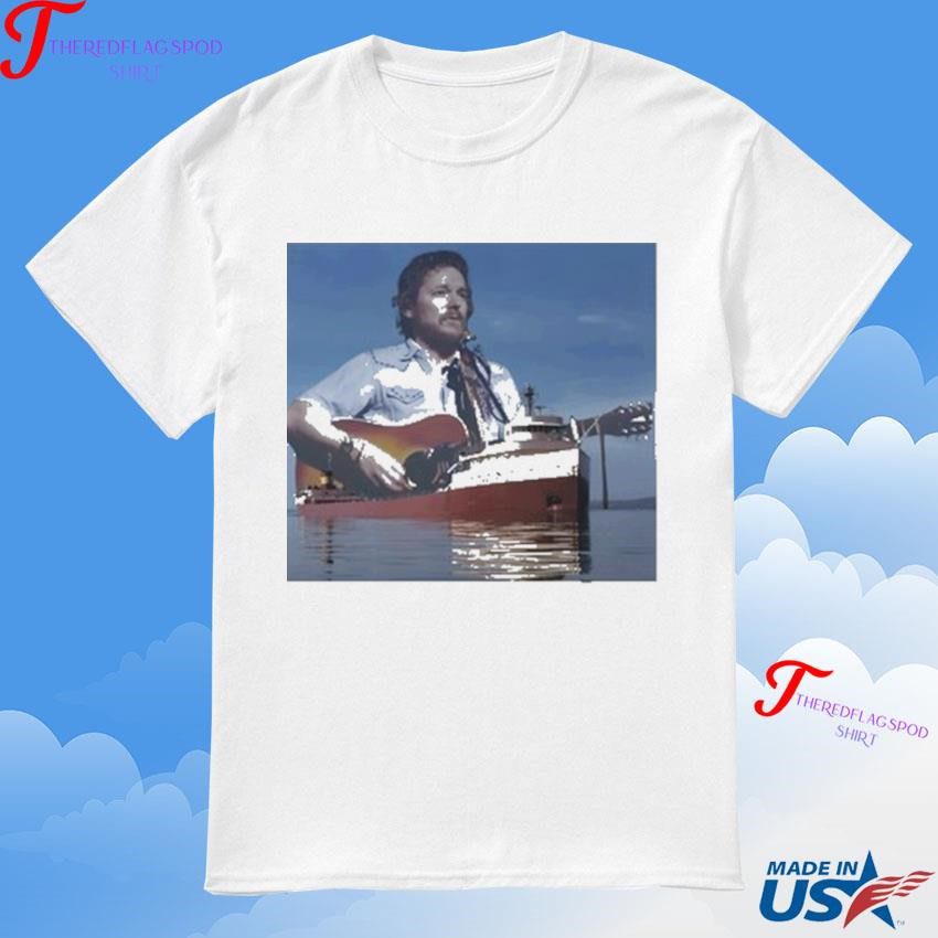 official-gordon-lightfoot-and-edmund-fitzgerald-t-shirt Authentic Gordon Lightfoot And Edmund Fitzgerald T-Shirt
