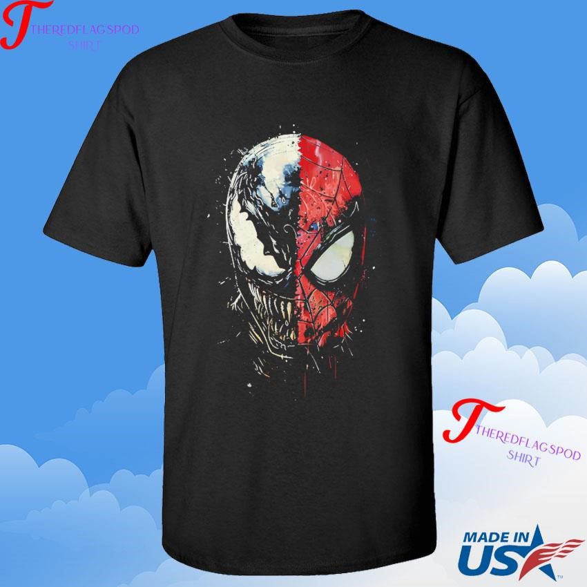 symbiotic-geek-uprising-spiderman-and-venom-tee-1 Symbiotic Geek Uprising Spiderman And Venom Tee