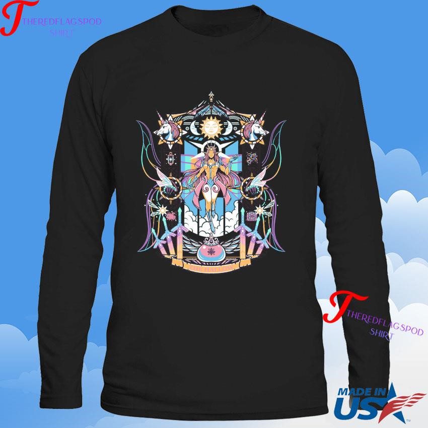 terraria-the-hallow-light-and-queen-slime-sweatshirt Terraria The Hallow Glow And Monarch Slime Sweatshirt