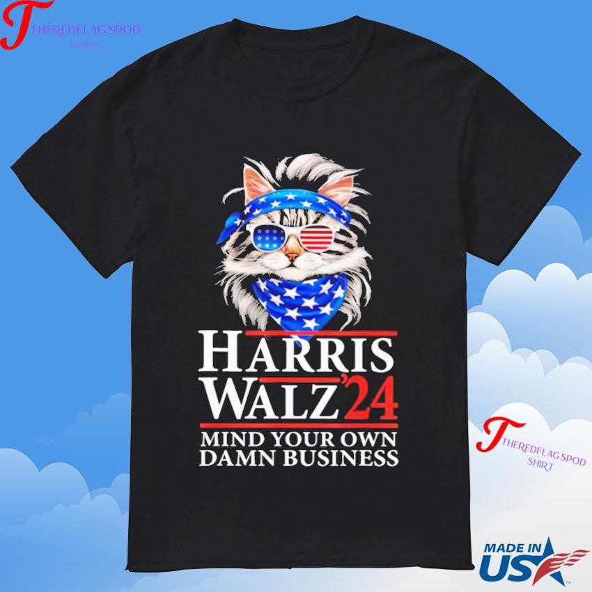 harris-walz-24-mind-your-own-damn-business-t-shirt Harris Walz 24 Mind Your Own Damn Business T-Shirt