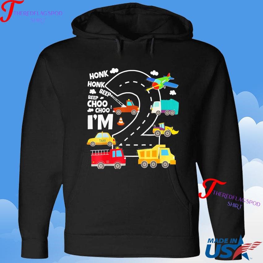 official-2-year-old-transportation-birthday-boy-2nd-toddler-truck-car-honk-beep-choo-im-hoodie Official 2 Year Old Transportation Birthday Boy 2nd Toddler Truck Car Honk Beep Choo I'm Hoodie