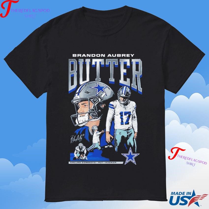 official-brandon-aubrey-dallas-cowboys-graphic-t-shirt Authentic Brandon Aubrey Dallas Cowboys Graphic T-Shirt