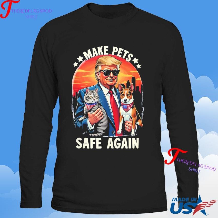 official-pro-trump-save-our-pets-us-elections-voter-2024-make-pets-safe-again-funny-trump-presidential-debate-sweatshirt Authorized Pro Trump Protect Our Animals US Elections Participant 2024 Ensure Pet Safety Once More Humorous Trump Presidential Discussion Sweatshirt