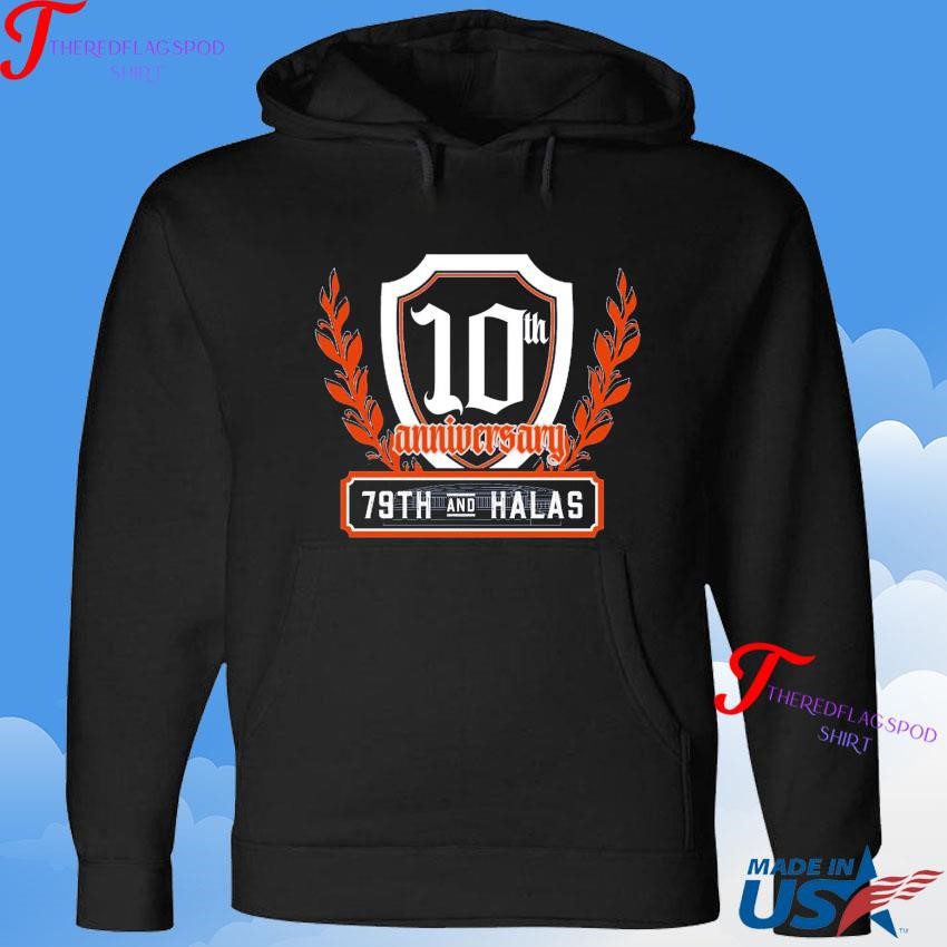 authorized-10th-anniversary-79th-and-halas-hoodie Authorized 10th Anniversary 79th And Halas Hoodie