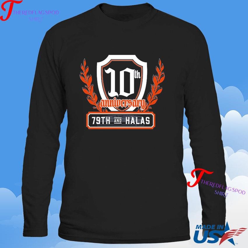 authorized-10th-anniversary-79th-and-halas-sweatshirt Authorized 10th Anniversary 79th And Halas Sweatshirt