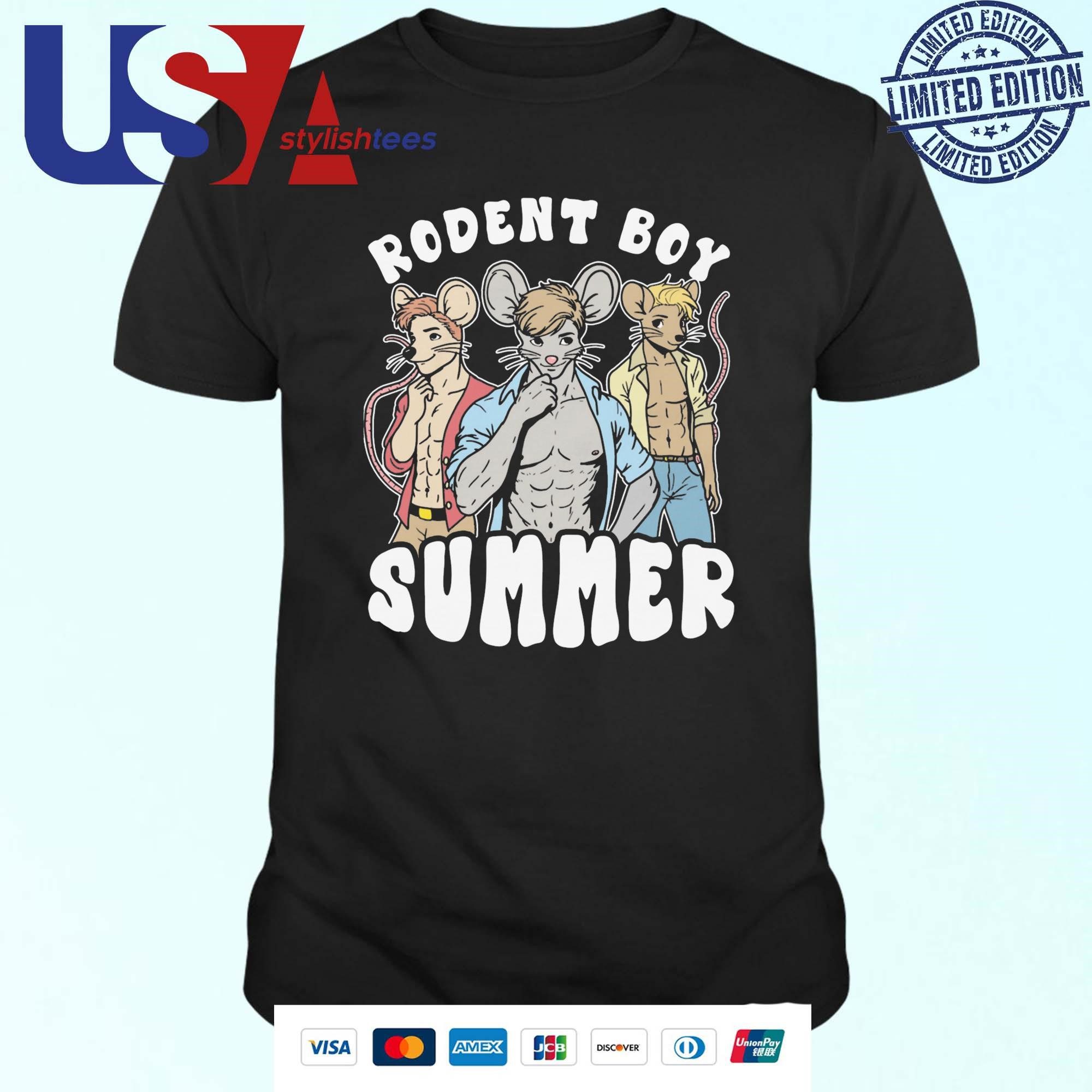 rodent-boy-summer-t-shirt-1 Squirrel Lad Warm Seasons T-shirt