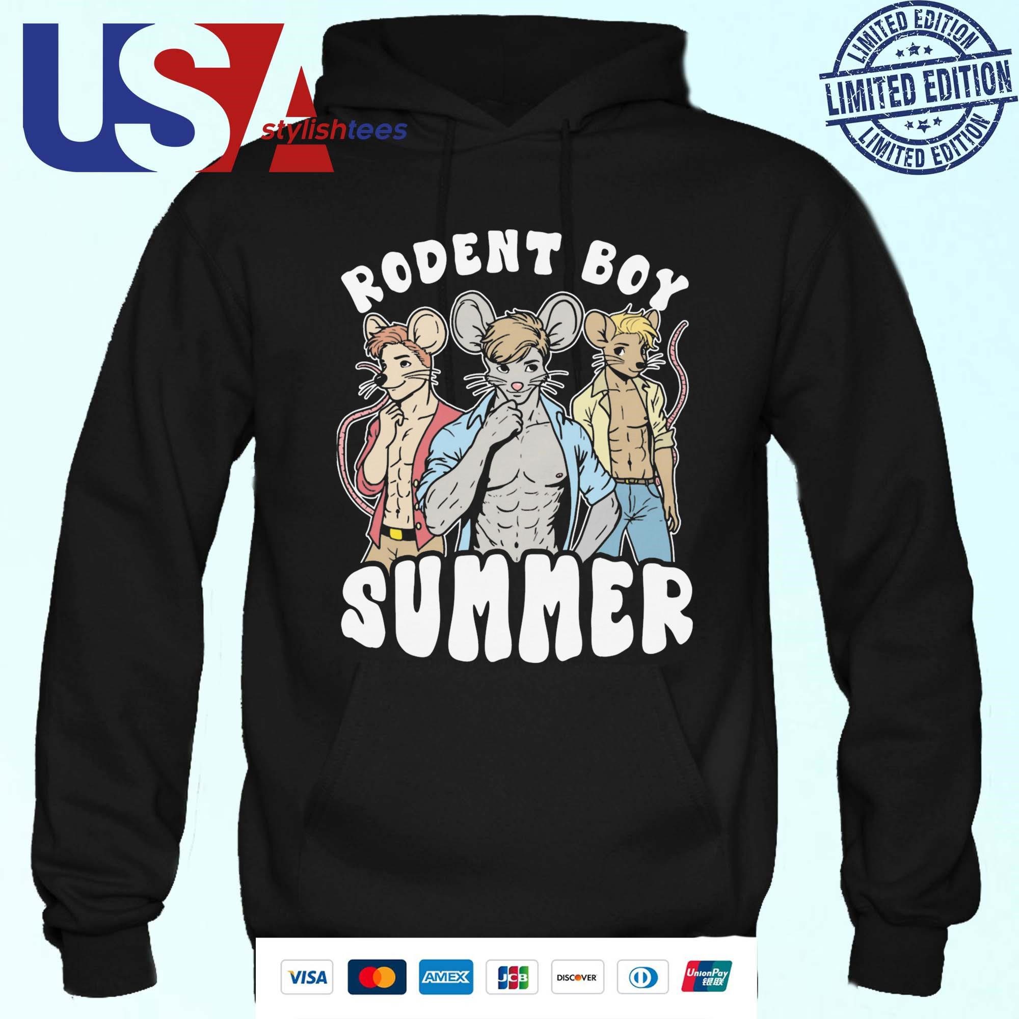 rodent-boy-summer-hoodie Squirrel Lad Warm Seasons Hoodie