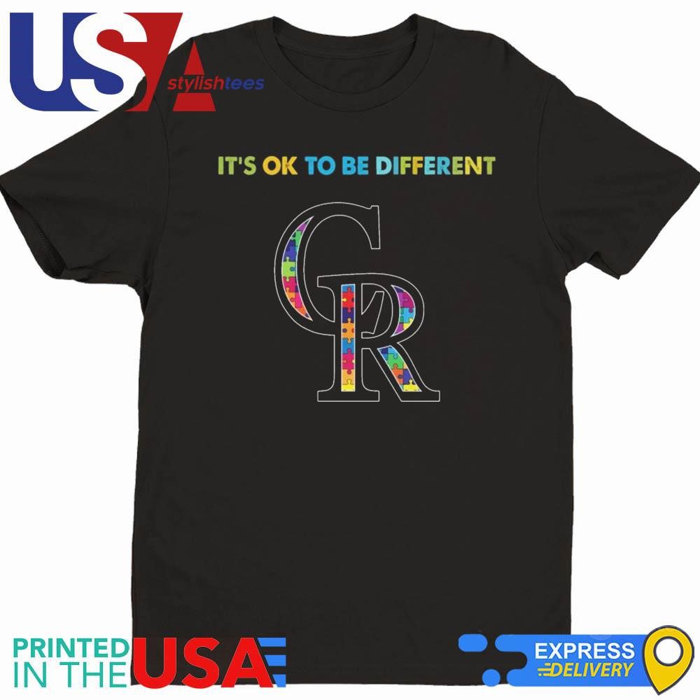 mlb-colorado-rockies-its-ok-to-be-different-autism-2024-shirt-1 MLB Colorado Rockies It's Ok To Be Different Autism 2024 Shirt