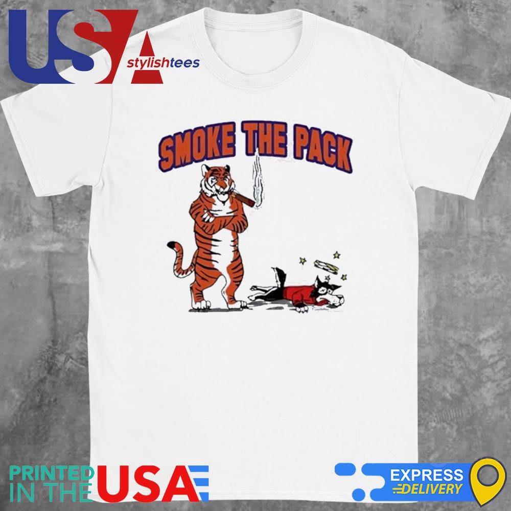 smoke-the-pack-clemson-tigers-beat-nc-state-wolfpack-shirt-1 Puff The Crew Clemson Tigers Triumph Over NC State Wolfpack Shirt