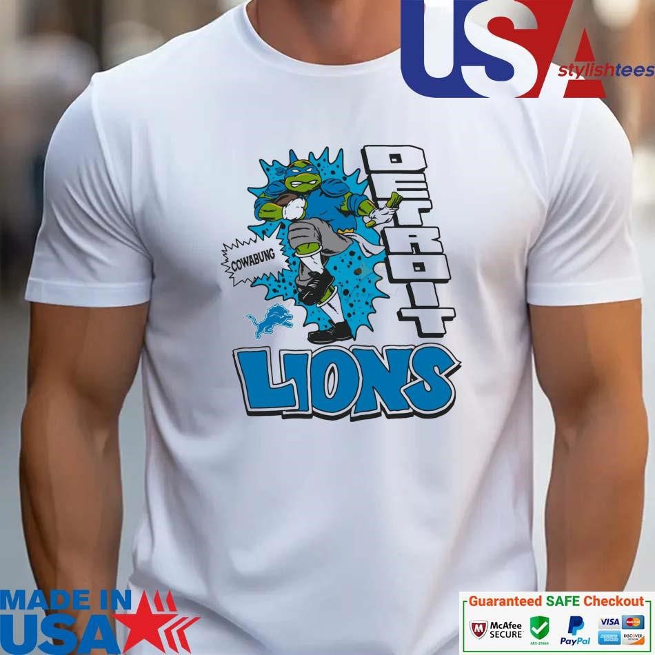 official-leonardo-ninja-turtles-detroit-lions-football-logo-unisex Authentic Leonardo Ninja Turtles Detroit Lions Gridiron Emblem unisex