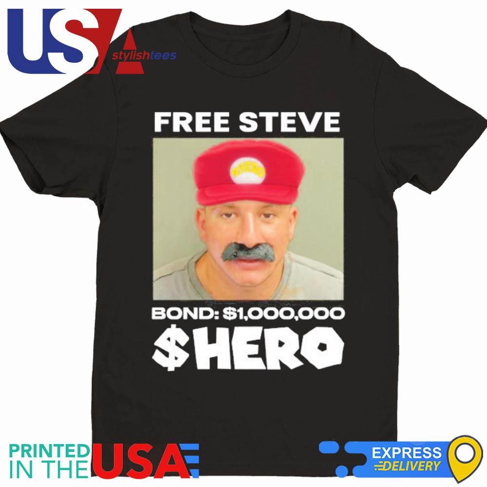 stevewilldoit-apparel-freedom-steve-the-hero-bond-1000000-tee-1 Stevewilldoit Apparel Freedom Steve The $Hero Bond $1000000 Tee
