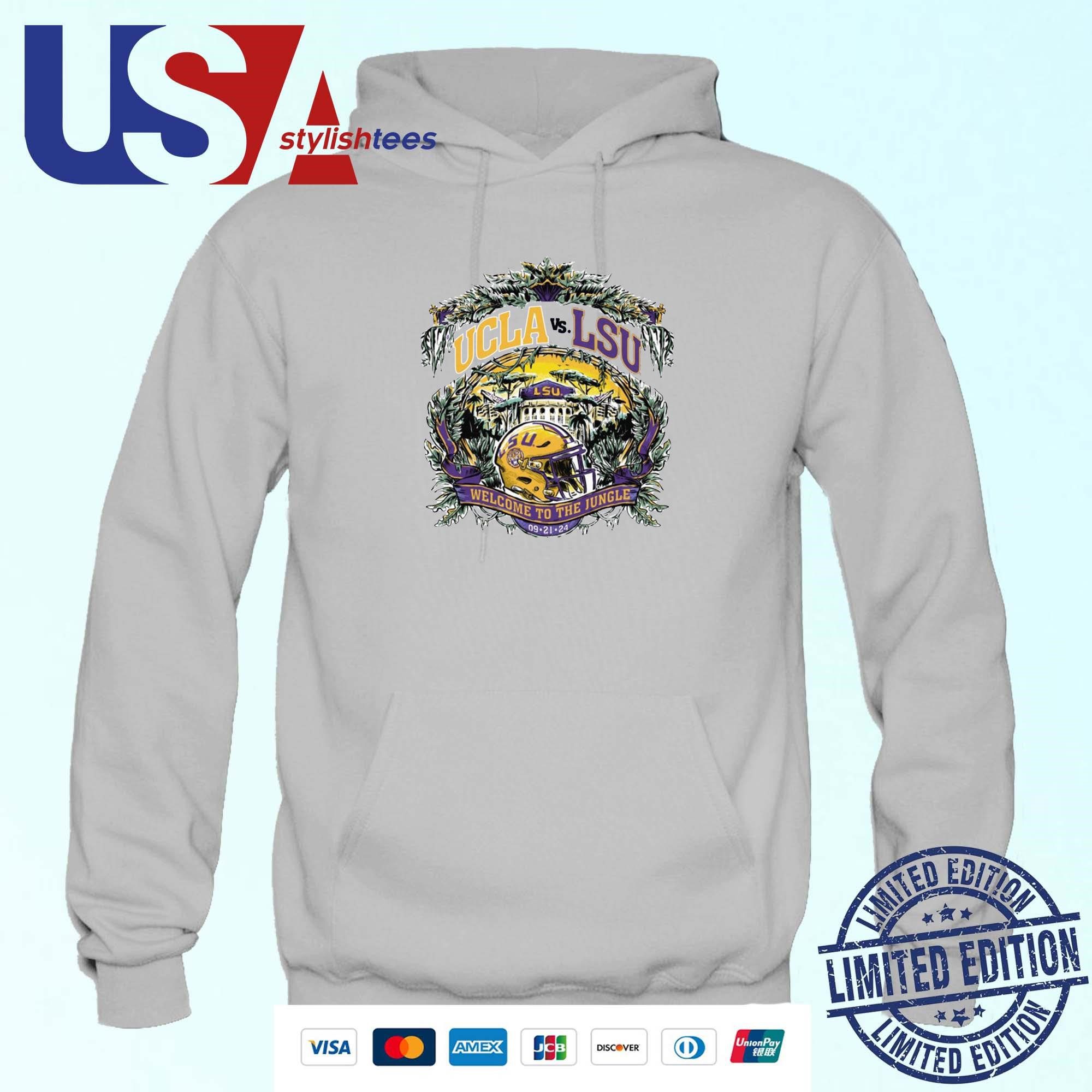 ucla-vs-lsu-game-day-2024-welcome-to-the-jungle-hoodie UCLA vs. LSU Game Day 2024 Welcome To The Jungle Hoodie