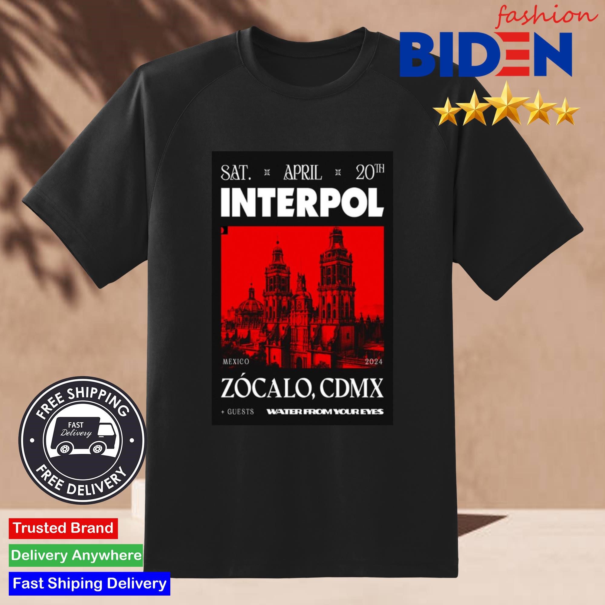 interpol-mexico-zocalo-cdmx-april-20-2024-shirt-2 Interpol Mexico Zocalo CDMX April 20 2024 T-Shirt