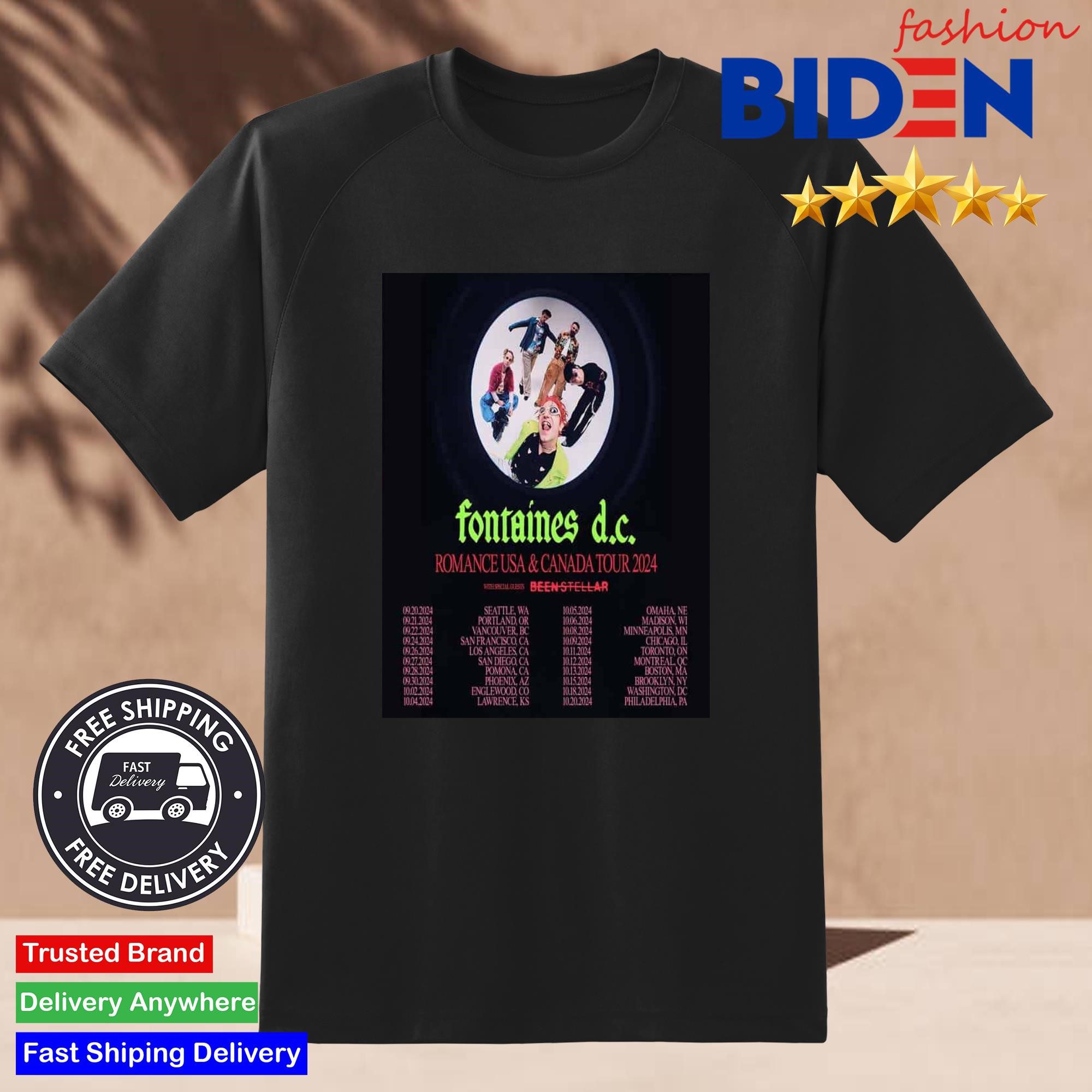 fontaines-dc-romance-usa-and-canada-tour-2024-shirt-2 Fontaines DC Romance USA And Canada Tour 2024 Top