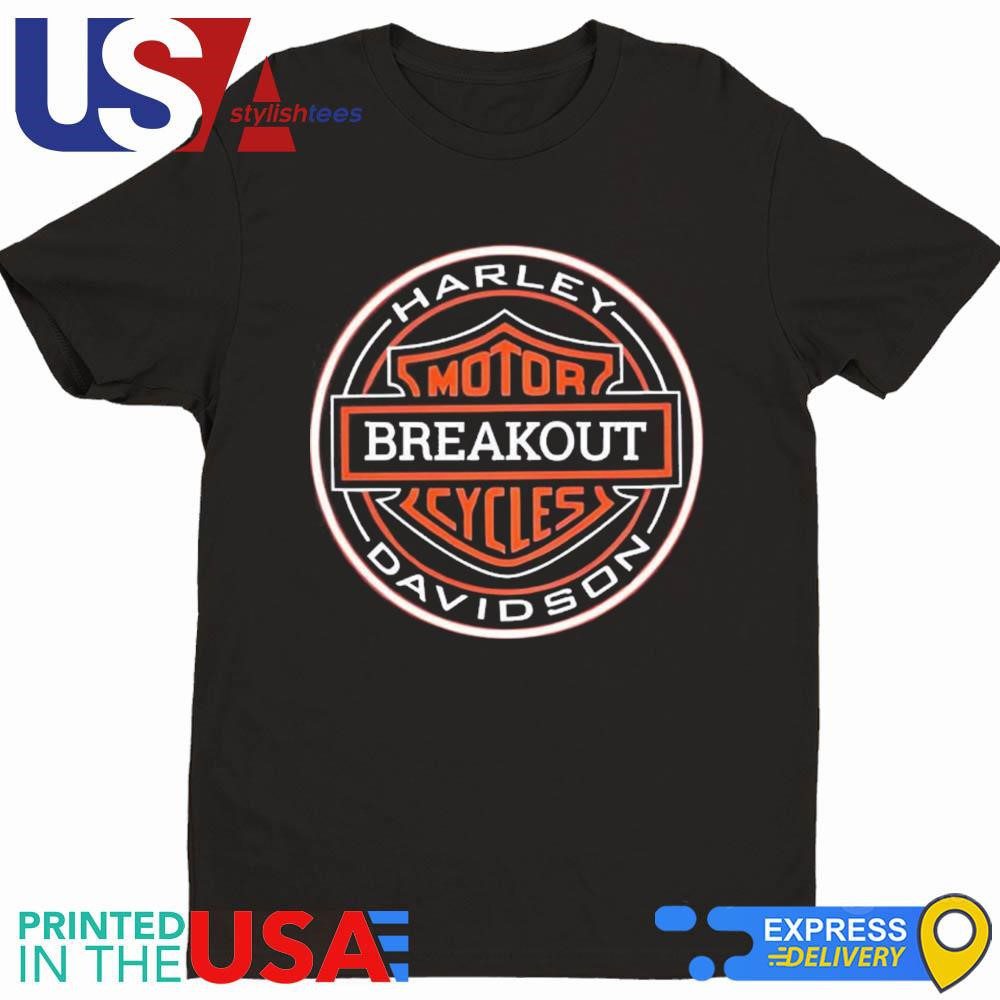 harley-davidson-motorcycles-breakout-logo-t-shirt-1 Harley Davidson Motorcycles Breakout Logo Shirt