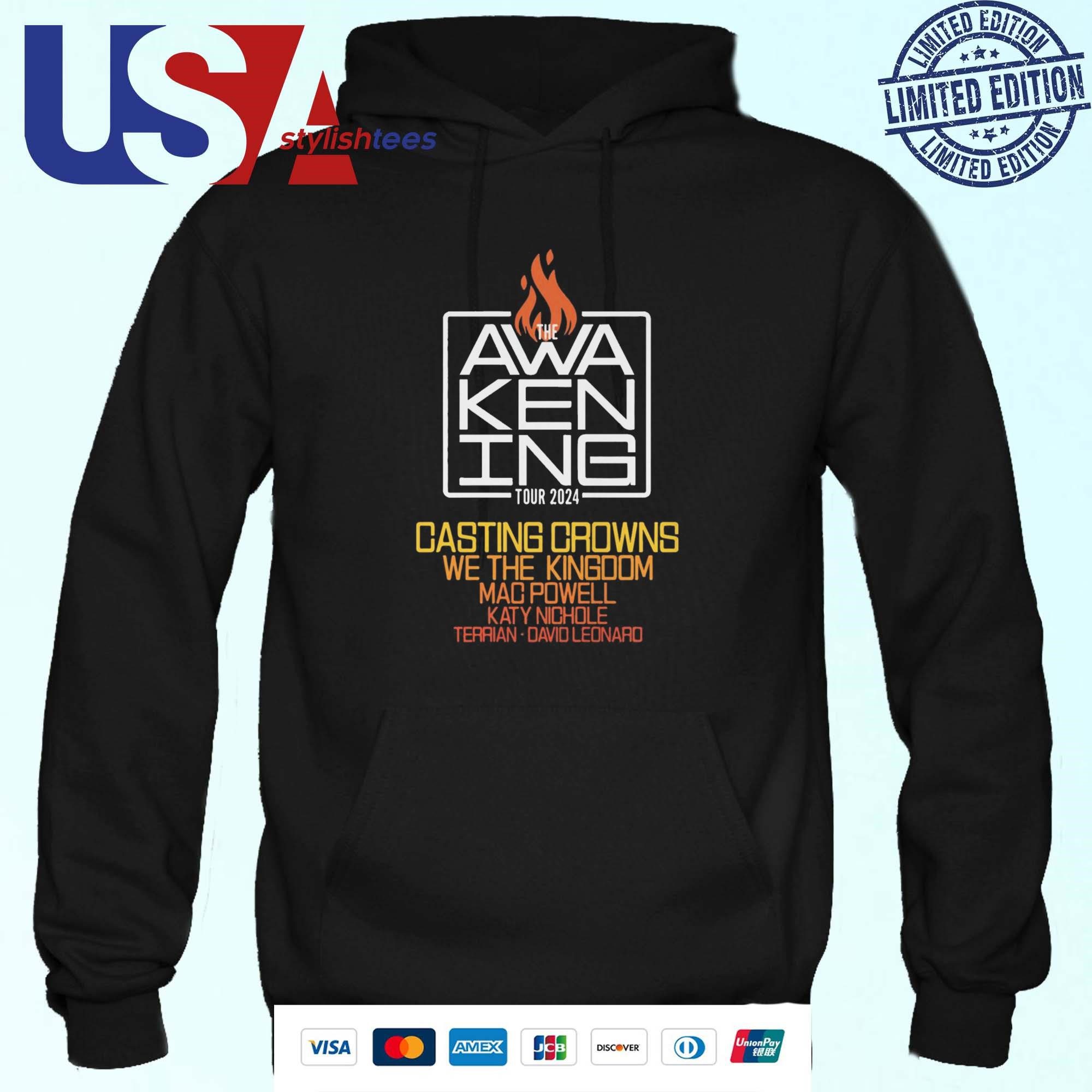 the-awakening-tour-2024-casting-crowns-we-the-kingdom-mac-powell-katy-nichole-terrain-david-leonard-hoodie The 2024 Awakening Tour Featuring Casting Crowns, We The Kingdom, Mac Powell, Katy Nichole, Terrain, and David Leonard Hoodie