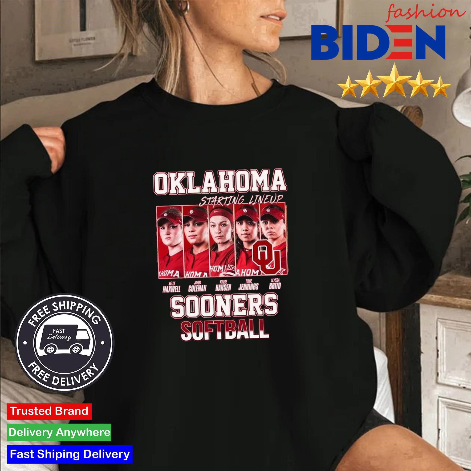 Oklahoma Sooners Softball Initial 2024 Sweater