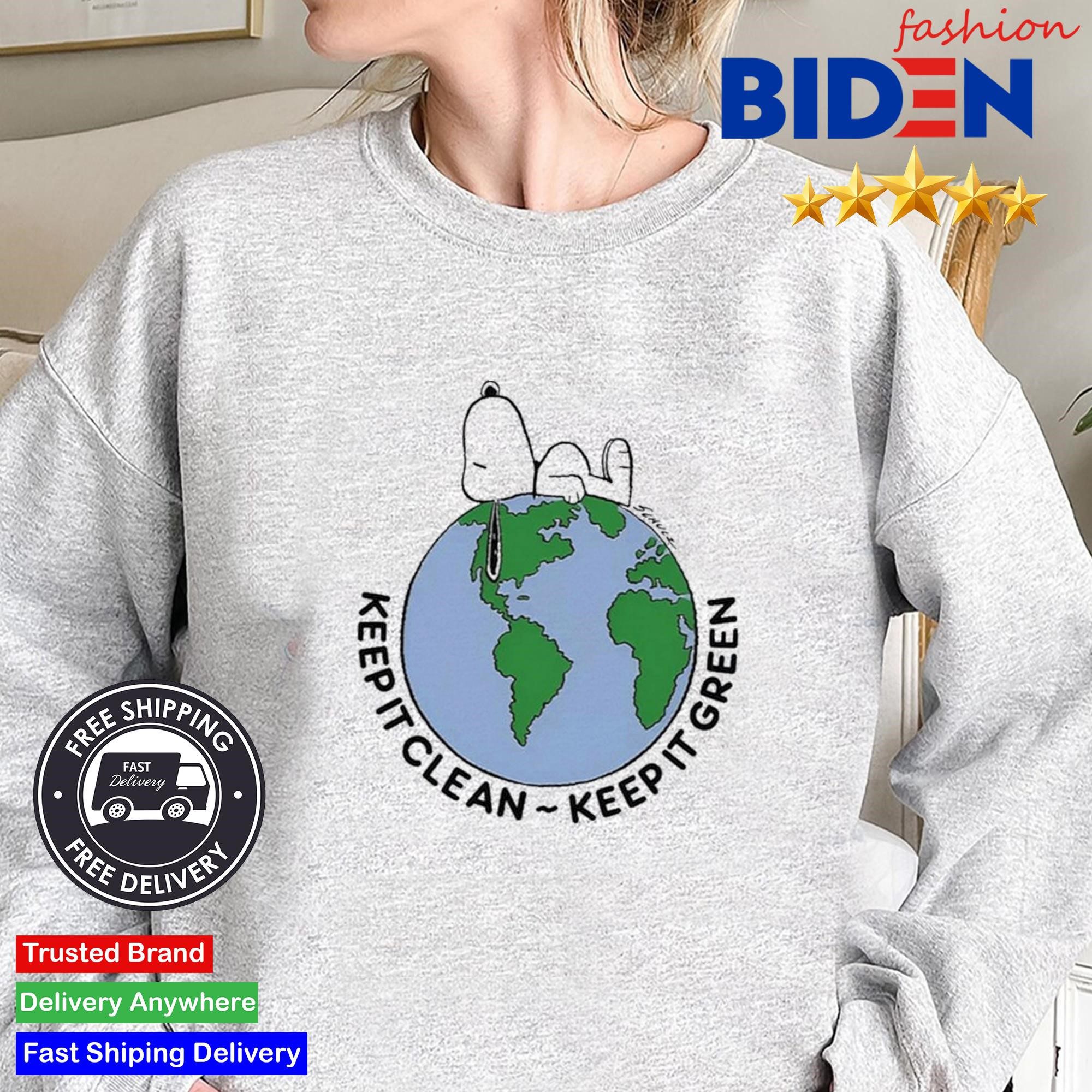 snoopy-keep-it-clean-keep-it-green-earth-day-sweater-1 Snoopy Keep It Clean Keep It Green Earth Day Sweater