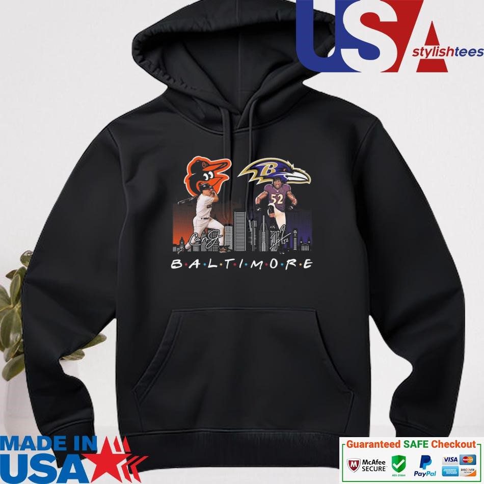 official-baltimore-orioles-baseball-baltimore-ravens-football-the-friends-signatures-hoodie Official Baltimore Orioles Baseball and Baltimore Ravens Football Friends Signature Hoodie
