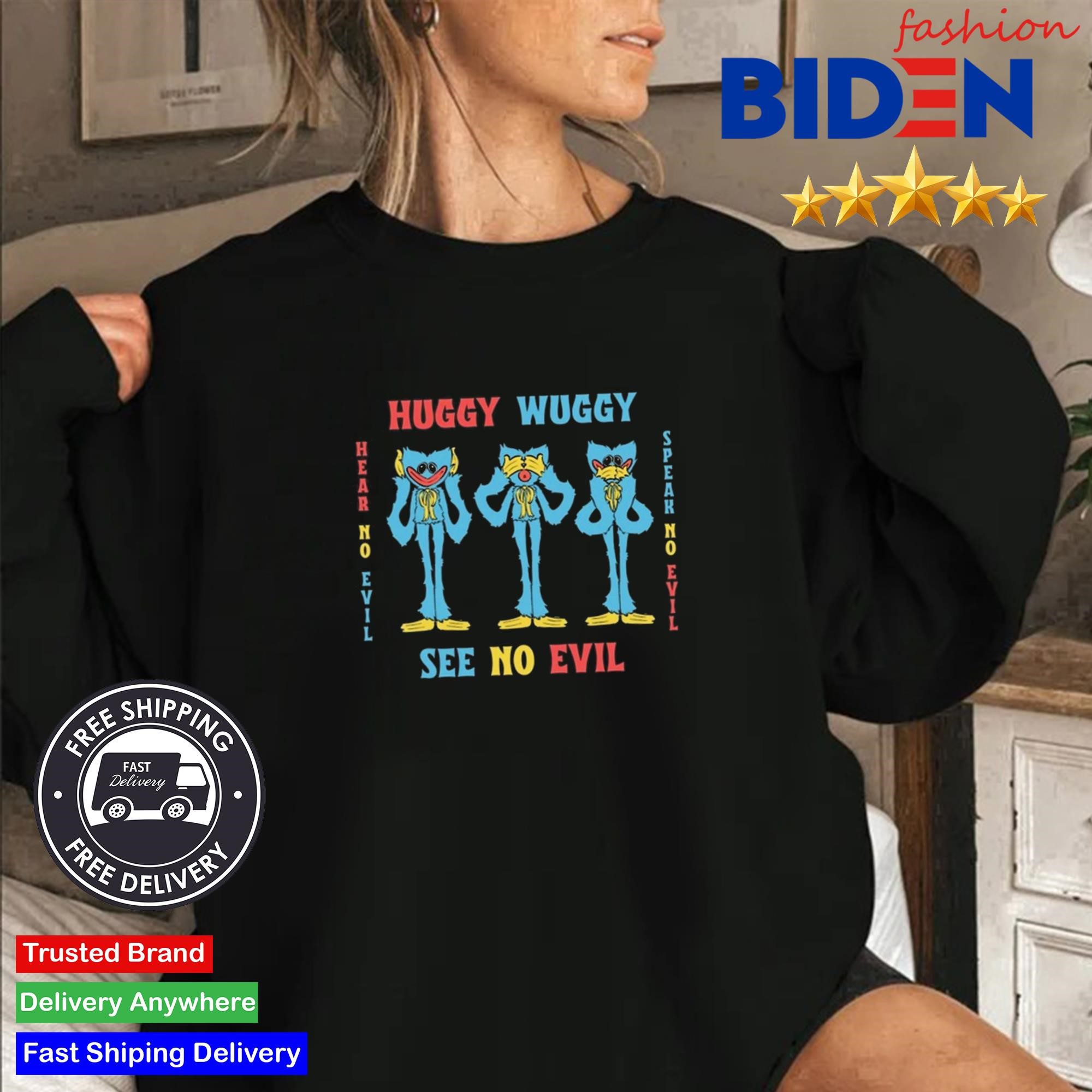 poppy-playtime-huggy-wuggy-see-no-evil-sweater-1 Poppy Playtime Huggy Wuggy See No Evil Sweater