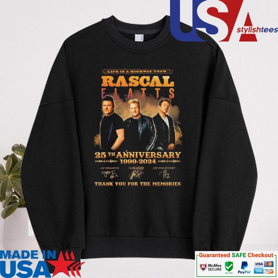 official-rascal-flatts-25th-anniversary-1999-2024-life-is-a-highway-tour-thank-you-for-the-memories-signatures-sweater Official Rascal Flatts 25-Year Celebration 1999-2024 Life Is A Highway Tour Thanks For The Memories Signatures sweater