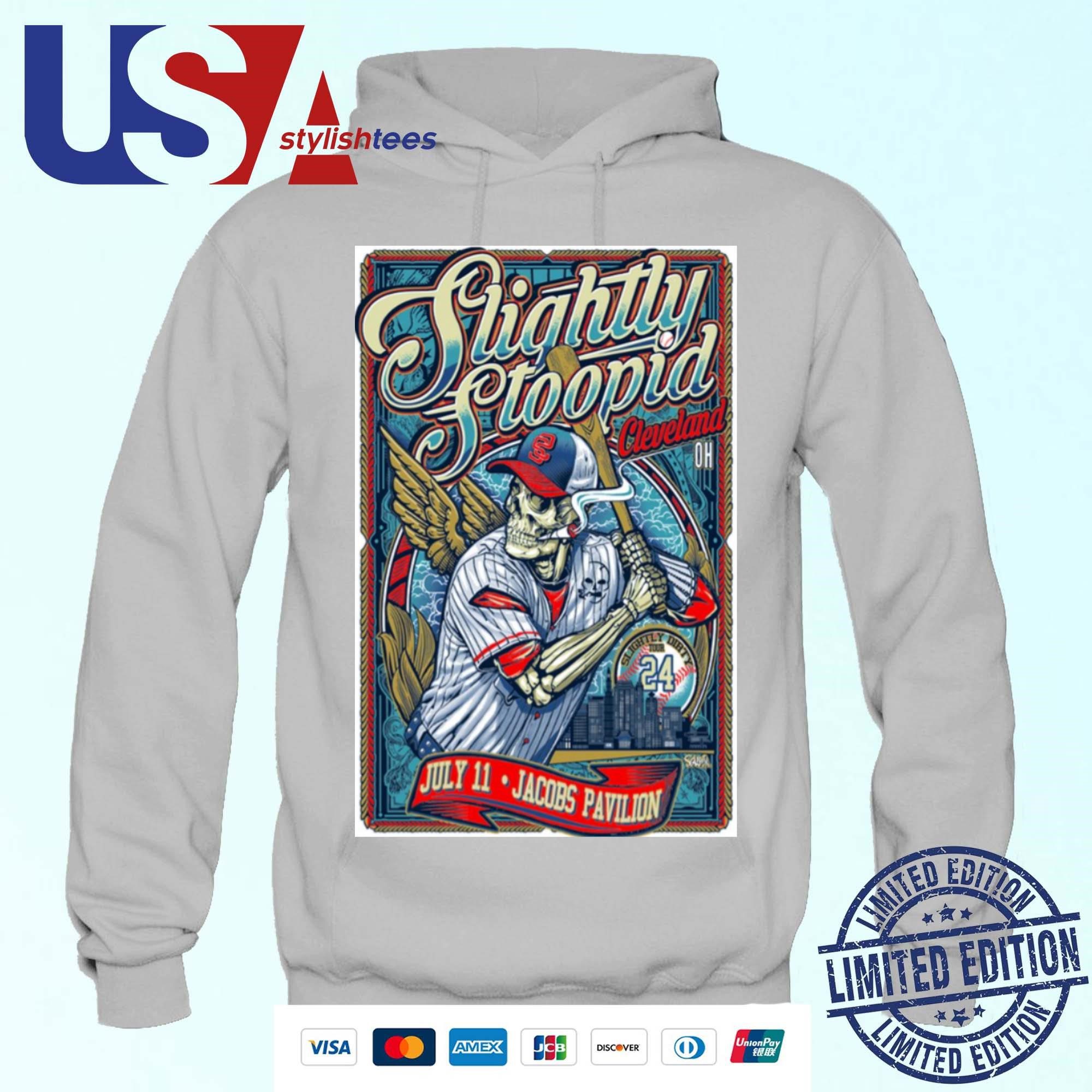 slightly-stoopid-cleveland-oh-jacobs-pavilion-july-11-2024-hoodie Slightly Stoopid Cleveland, OH, Jacobs Pavilion July 11, 2024 Hoodie