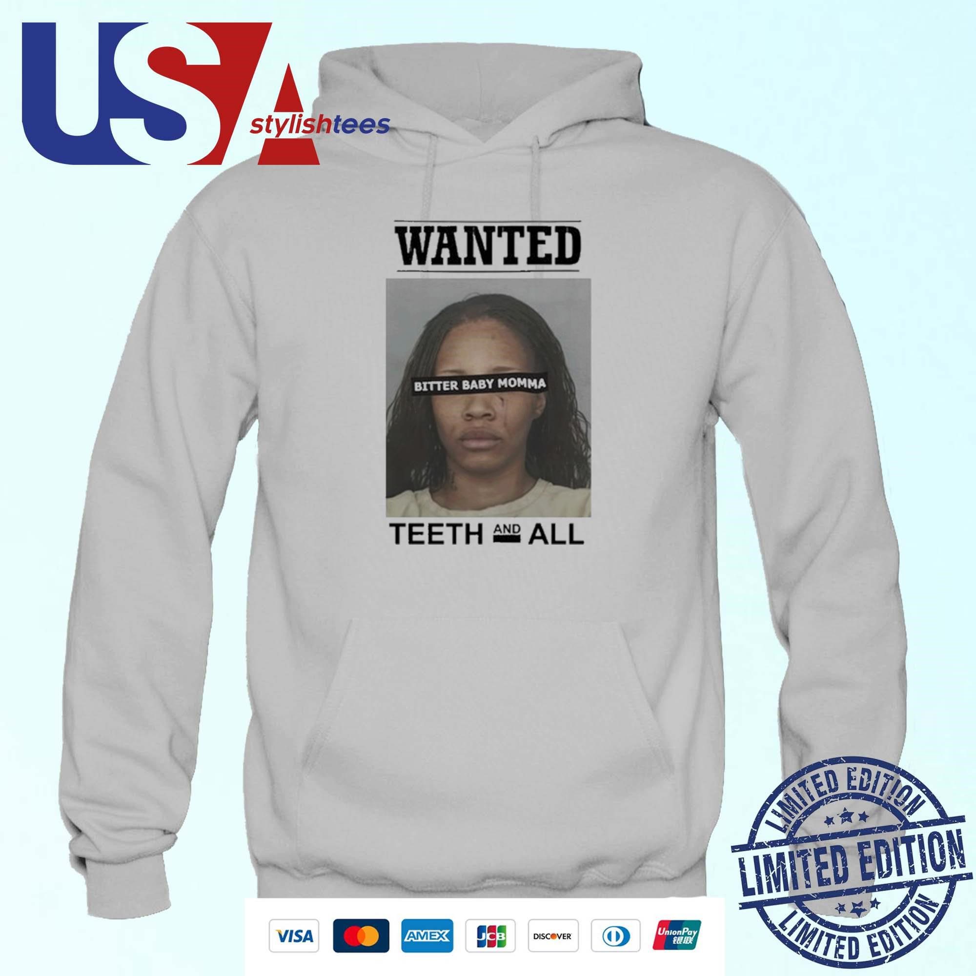 tia-kemps-mugshot-wanted-bitter-baby-momma-teeth-and-all-hoodie Tia Kemp's Mugshot Wanted Bitter Baby Momma Grin And All Hoodie