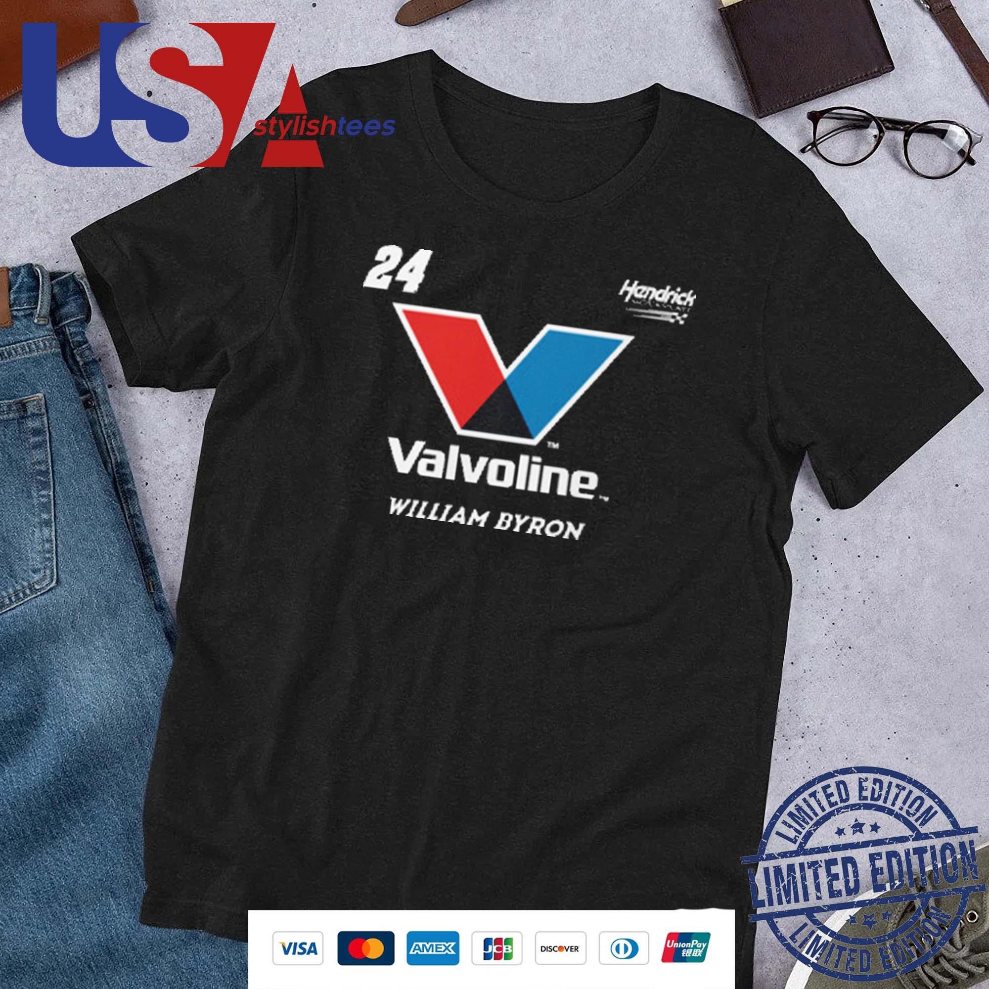 hendrick-motorsports-william-byron-24-valvoline-shirt-1 William Byron #24 Valvoline T-shirt by Hendrick Motorsports